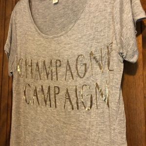 champagne campaign tee